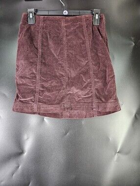 Free People Corduroy Mini Skirt
